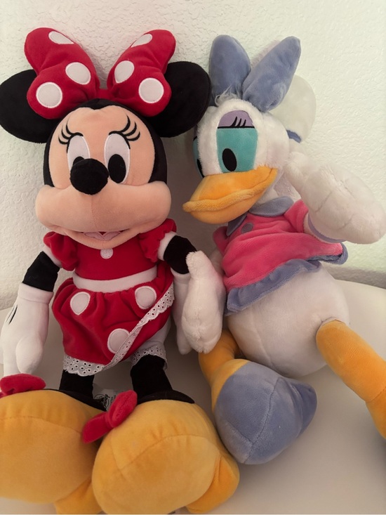 Disney Other - Disney Minnie Mouse and Daisy Duck Plush large plush set: excellent condition